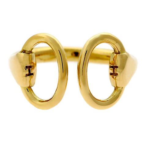 hermes gold stirrup ring|HERMES Permabrass Stirrup Scarf Ring 754727 .